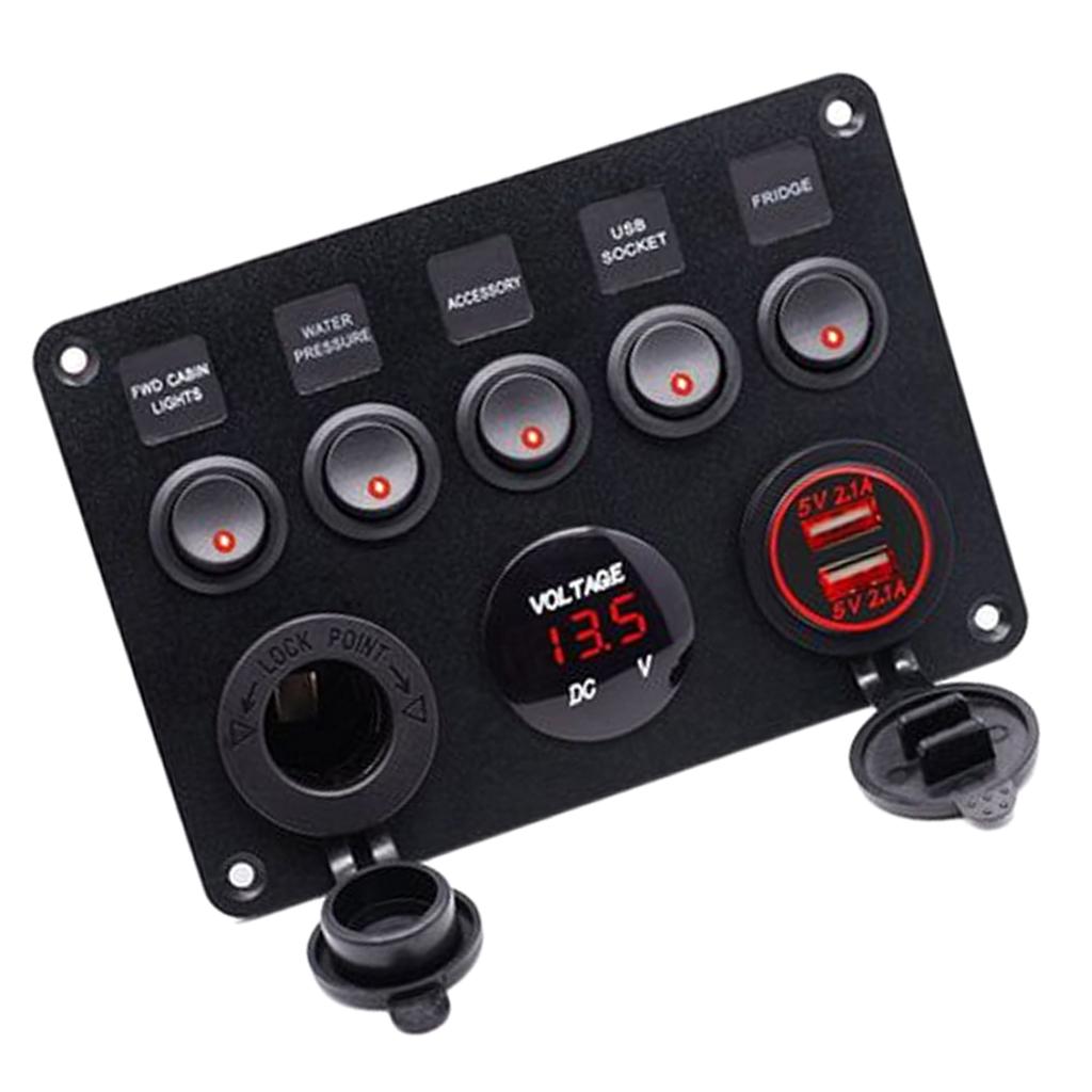 Usb Charger - Painel de Controle de Interruptores de