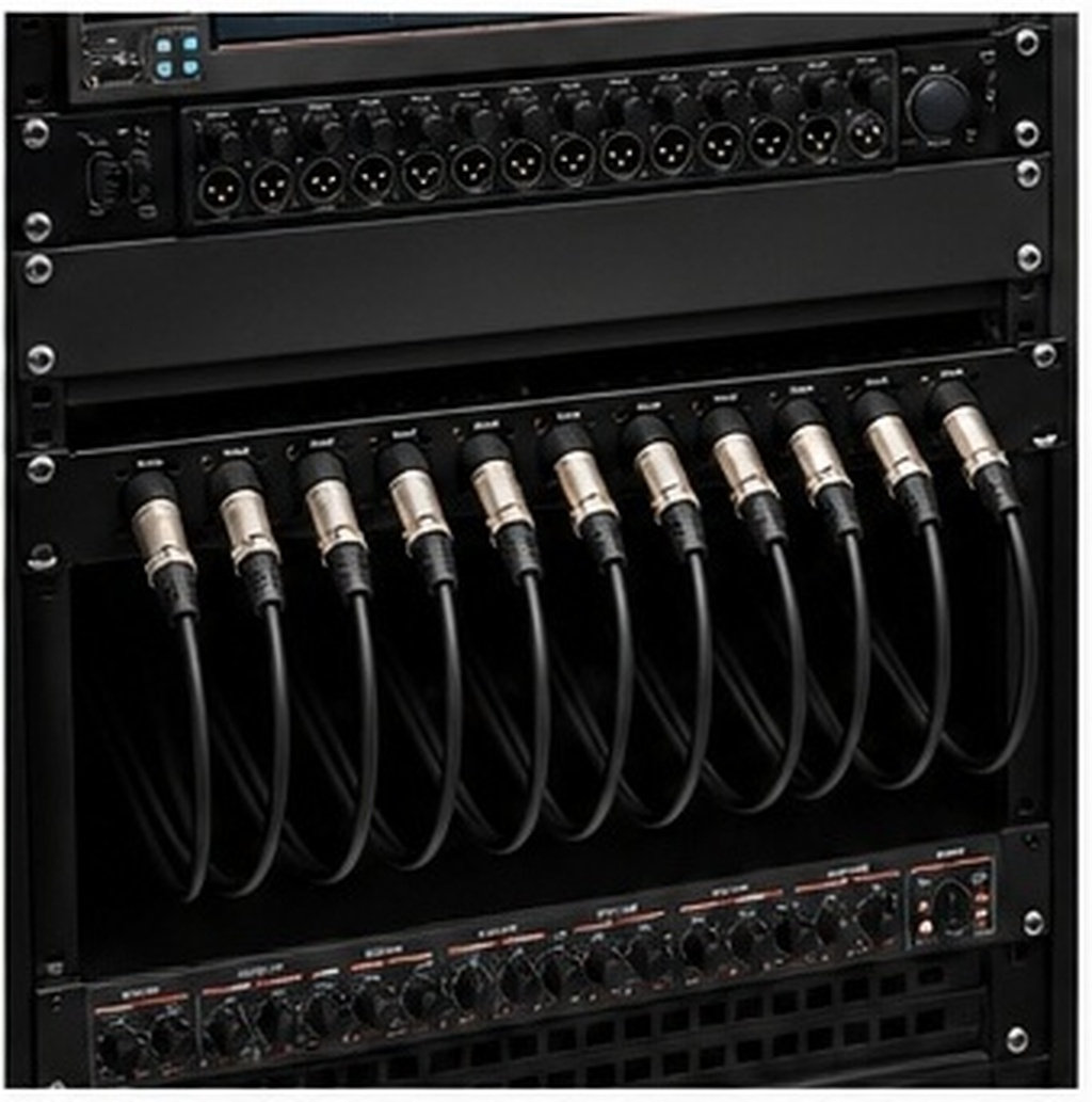 Cable Organizer - Painel de Rack de Áudio com