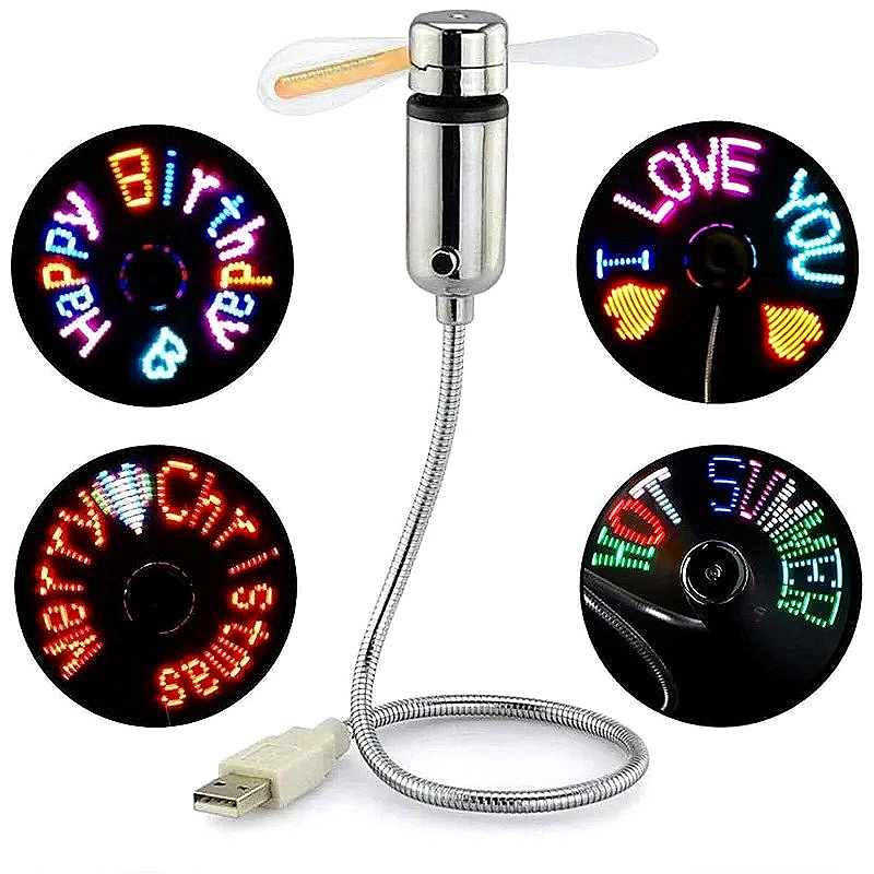 Ventilador Portátil USB com LE - Electronics And Gadgets Ce avaliação e preço